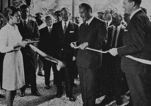 1967 Vicenza 68 Aprile Mostra Nazionale Dell Oreficeria Gioielleria E Argenteria 1967 Inaugurazione Moro